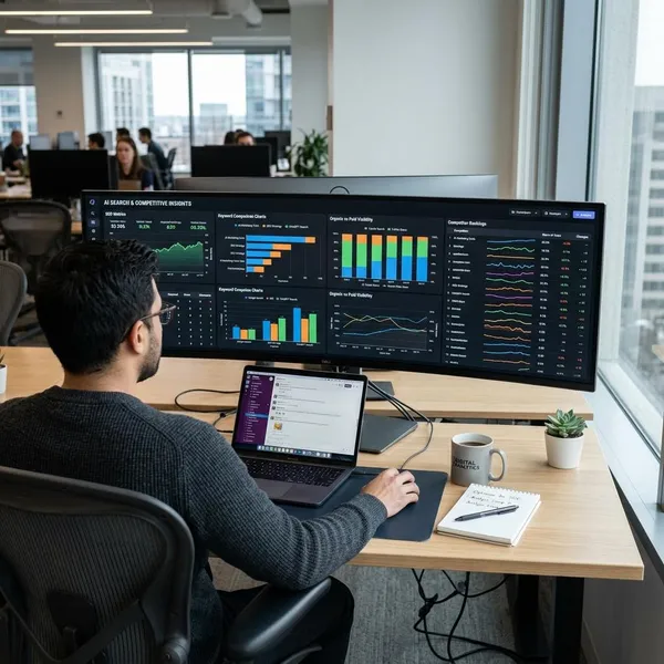 What AI search competitive analysis tools do